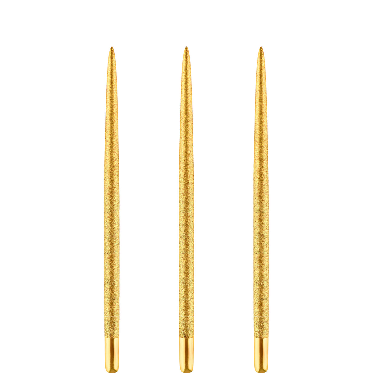 One80 Long Taper Dart Points - Sand Coated - Gold