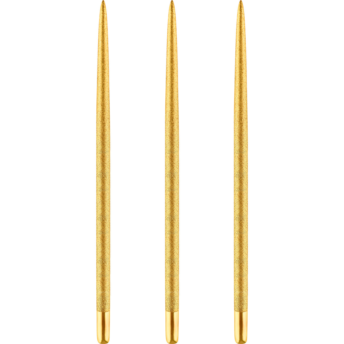 One80 Long Taper Dart Points - Sand Coated - Gold