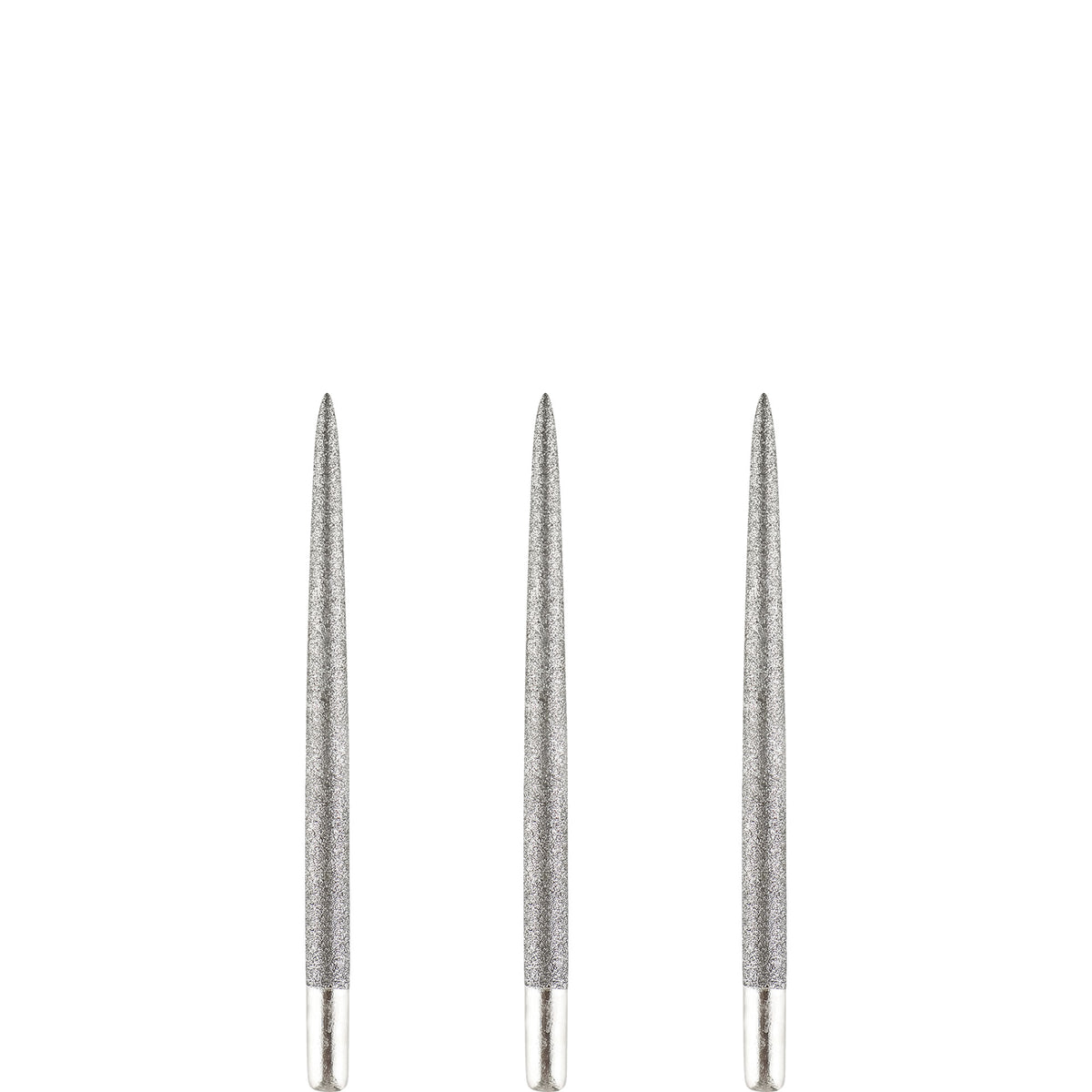 One80 Long Taper Dart Points - Sand Coated - Silver