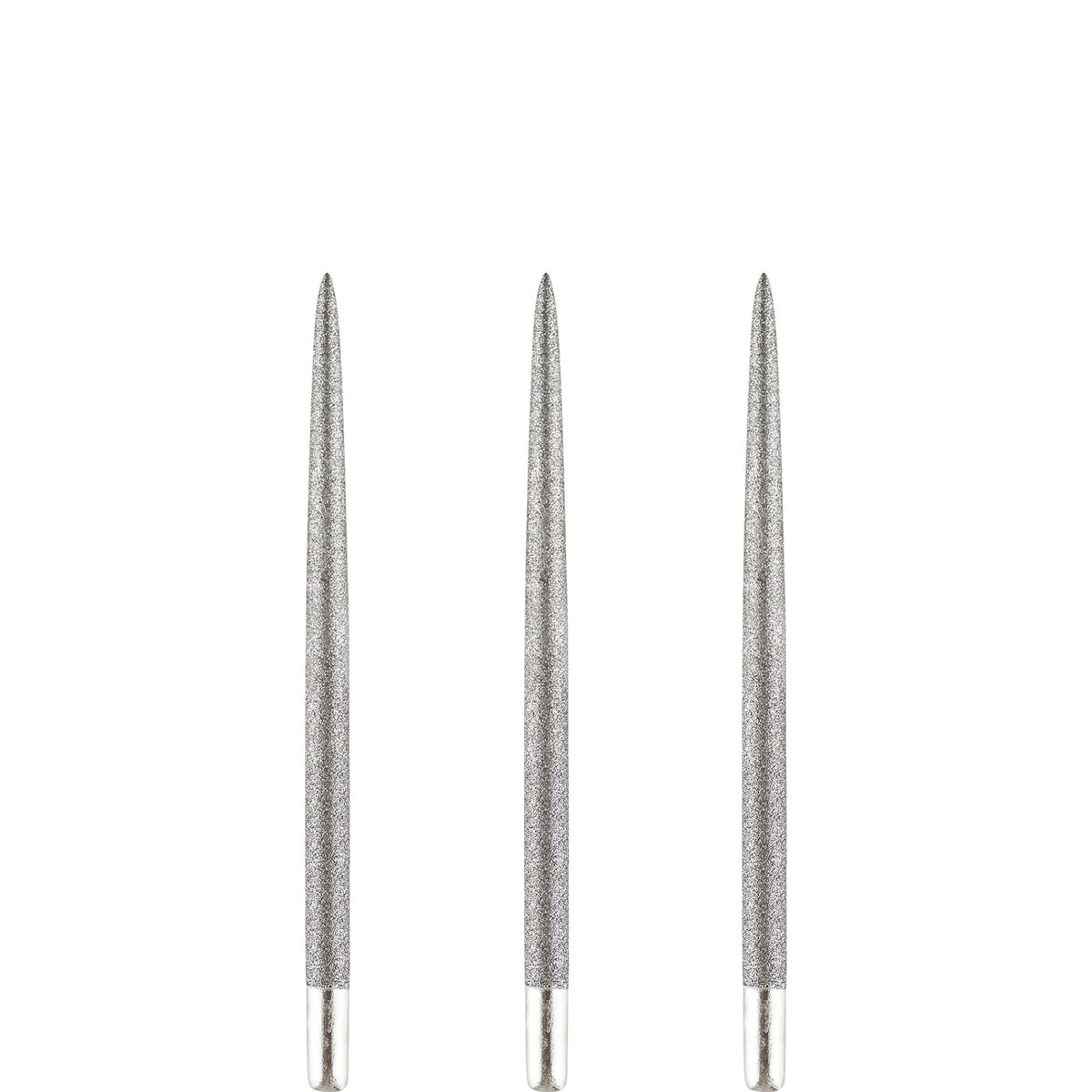 One80 Long Taper Dart Points - Sand Coated - Silver