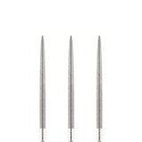 One80 Long Taper Dart Points - Sand Coated - Silver