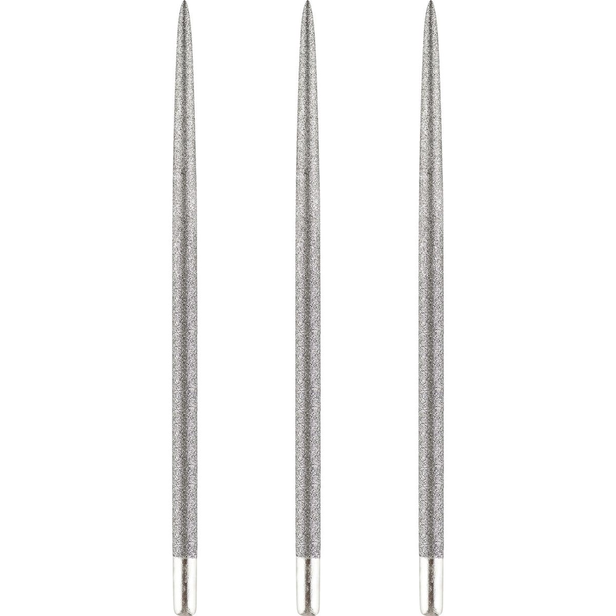 One80 Long Taper Dart Points - Sand Coated - Silver