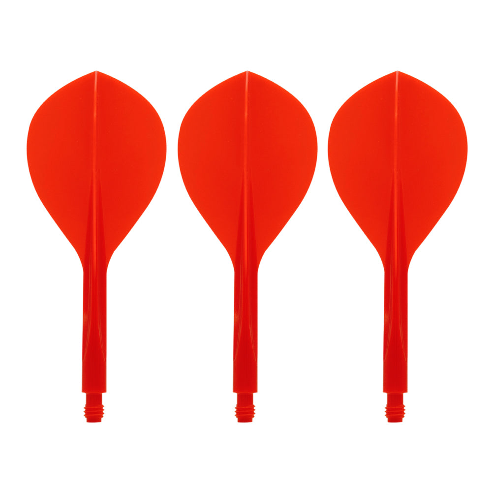 Condor AXE120 Dart Flights - Teardrop - Red