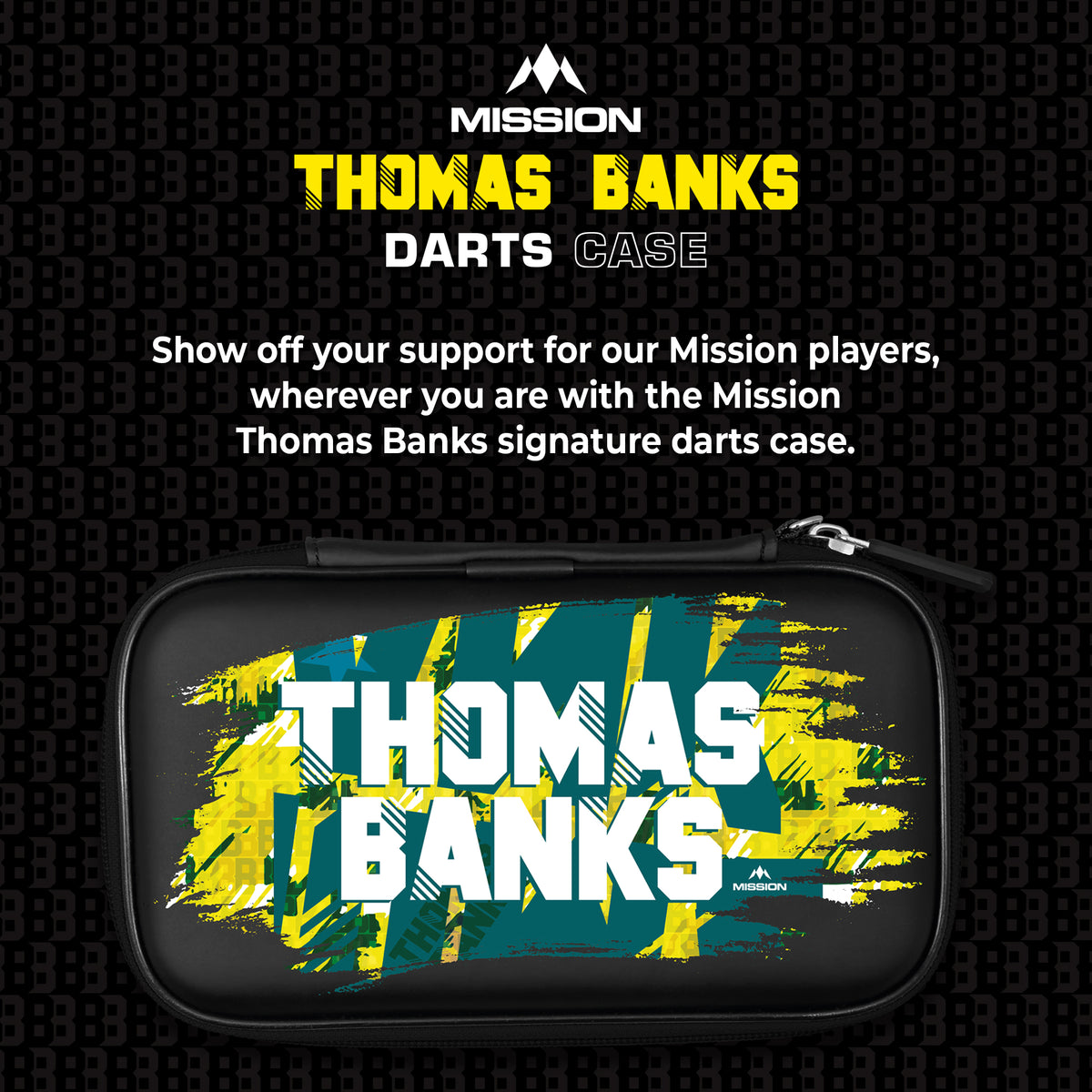 Mission Darts Players- EVA Dart Case - Thomas Banks