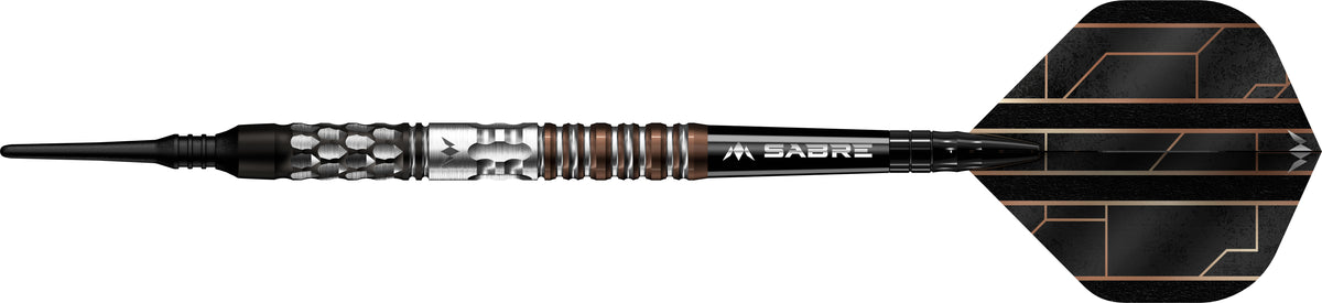 Mission Tycho Darts - Soft Tip - 95% Tungsten - Black & Bronze PVD - 20g