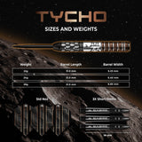 Mission Tycho Darts - Steel Tip - 95% Tungsten - Black & Bronze PVD
