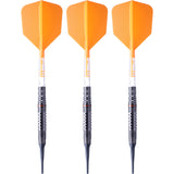 Cuesoul Engine V6 Darts - Soft Tip - 90% Tungsten - Hope Ring - Gold