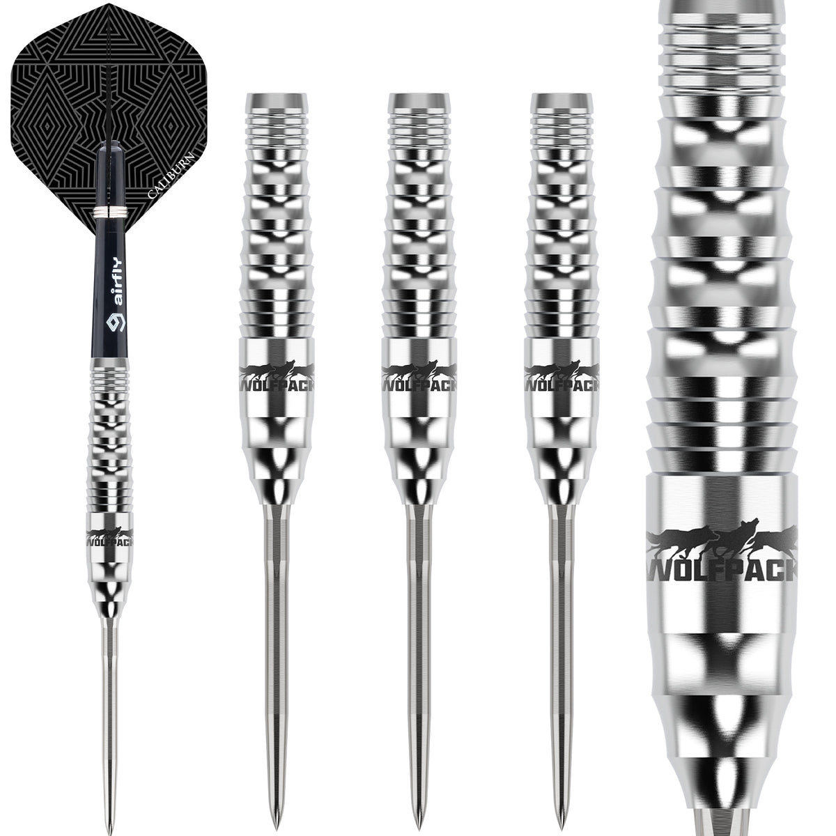 Caliburn Wolfpack Darts - Steel Tip - 90% Tungsten - W3 - 21g