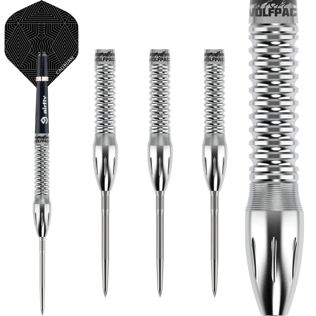 Caliburn Wolfpack Darts - Steel Tip - 90% Tungsten - W4 - 20g