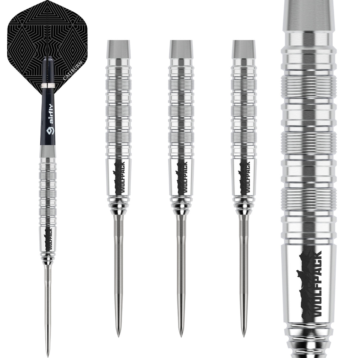 Caliburn Wolfpack Darts - Steel Tip - 90% Tungsten - W7 - 21g