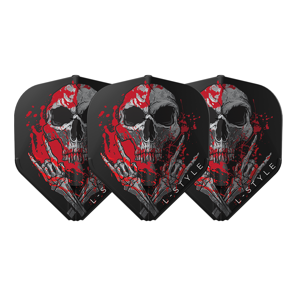 L-Style - EZ-Flights - Integrated Shaft Cap - Standard - Ryan Searle V3 - Black
