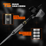 Winmau Gian van Veen Switch Darts - Steel Tip - 90% Tungsten - TS