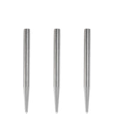 Condor Beak Dart Points - Steel Tip Replacement Points - without Cut - Smooth - Silver