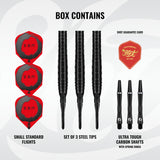 Shot Zen Darts - Soft Tip - 90% Tungsten - Torpedo