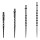 Caliburn Replaceable Dart Points - Ripple - No Lip - Silver