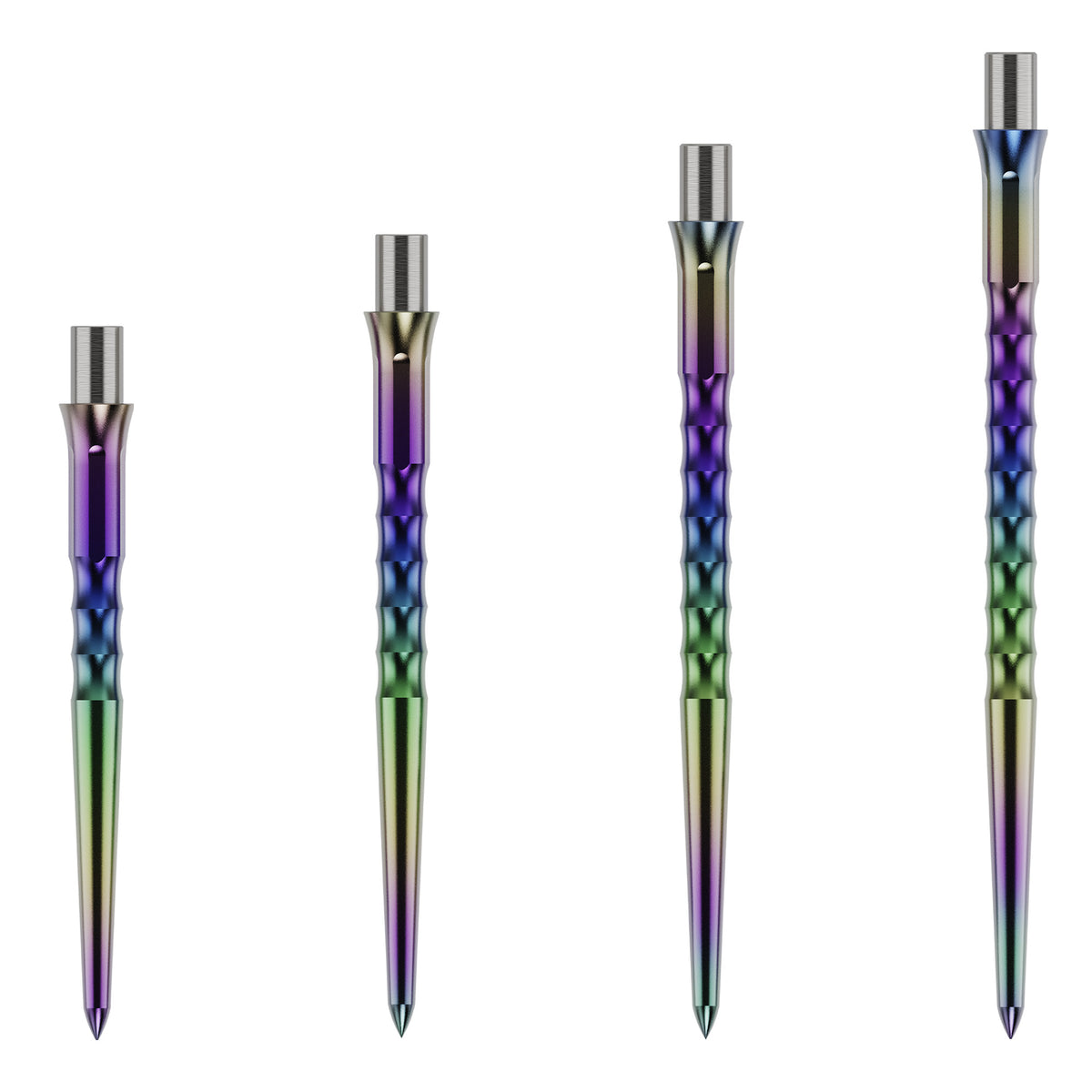 Caliburn Replaceable Dart Points - Ripple - No Lip - Rainbow