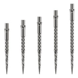 Caliburn Replaceable Dart Points - Spiro - No Lip - Silver
