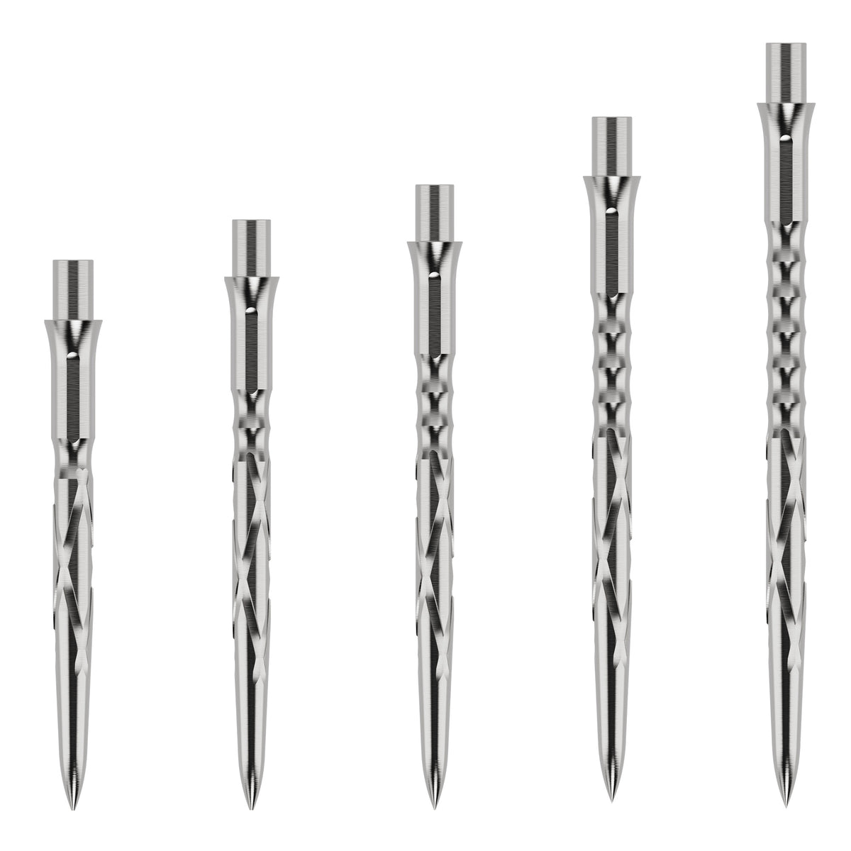 Caliburn Replaceable Dart Points - HAN G2 - Silver