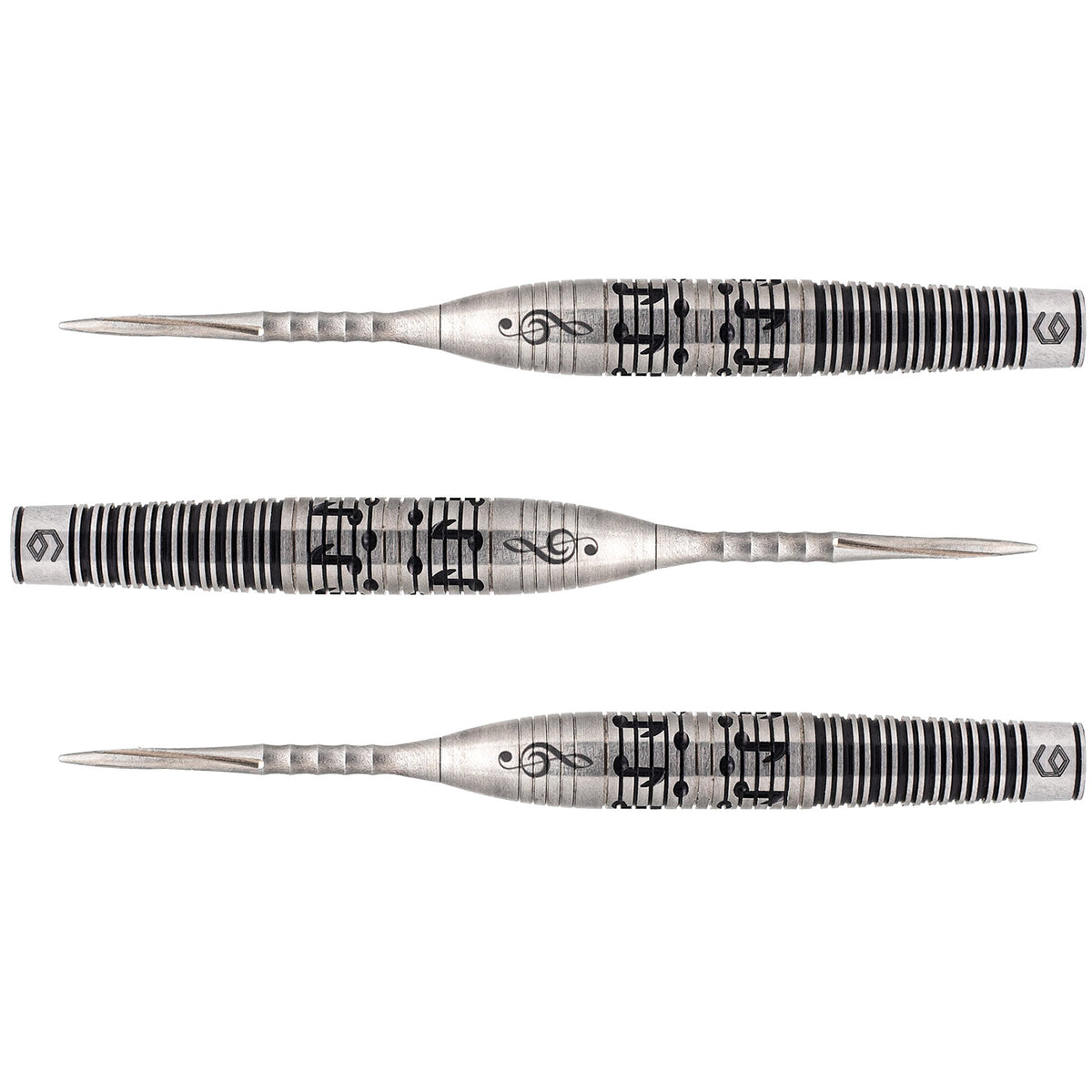 Caliburn Player Darts - Steel Tip - 90% - Black Rings - Melody