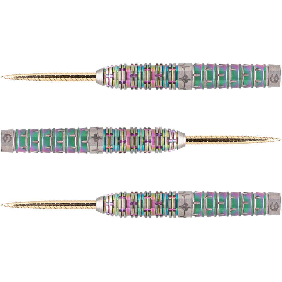 Caliburn Player Darts - Steel Tip - 95% - Rainbow Coating - Raine