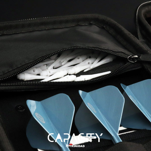 Trinidad Capacity Darts Case - Large - Holds 2 full sets - Black