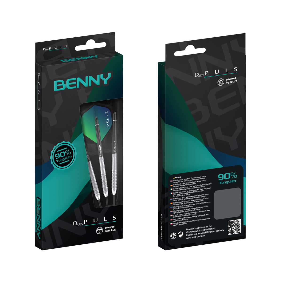 DPuls Benny Darts - Steel Tip - 90% Tungsten