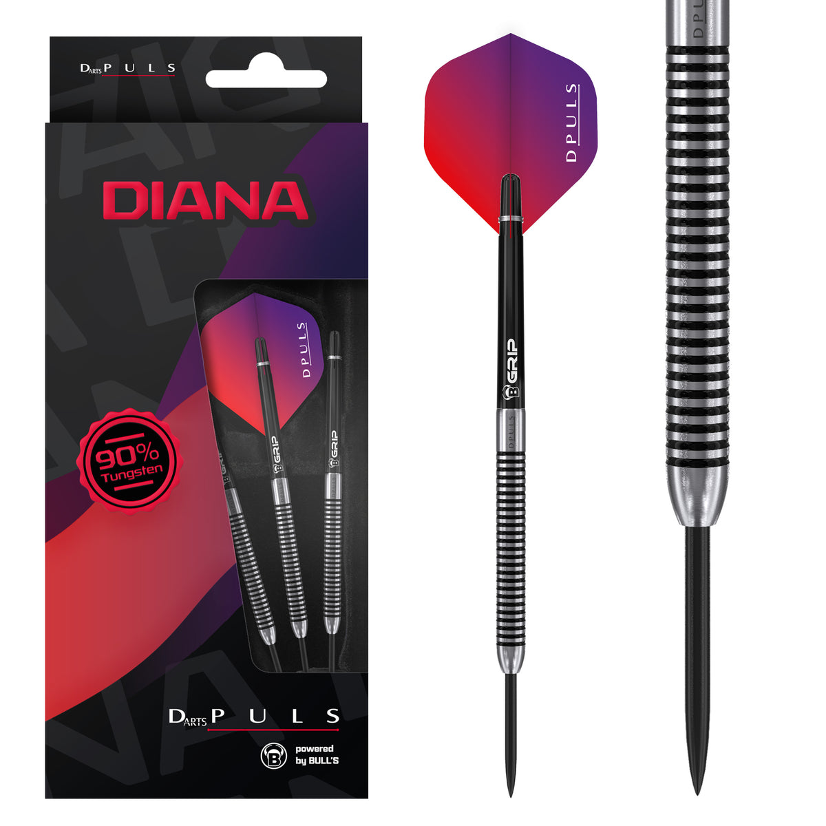 DPuls Diana Darts - Steel Tip - 90% Tungsten