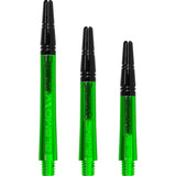 *Harrows Alamo VS2 Dart Shafts - Polycarbonate - Black Aluminium Top - Green