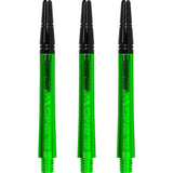 *Harrows Alamo VS2 Dart Shafts - Polycarbonate - Black Aluminium Top - Green