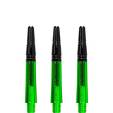 *Harrows Alamo VS2 Dart Shafts - Polycarbonate - Black Aluminium Top - Green