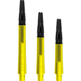 *Harrows Alamo VS2 Dart Shafts - Polycarbonate - Black Aluminium Top - Yellow