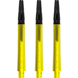 *Harrows Alamo VS2 Dart Shafts - Polycarbonate - Black Aluminium Top - Yellow
