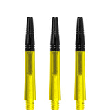 *Harrows Alamo VS2 Dart Shafts - Polycarbonate - Black Aluminium Top - Yellow
