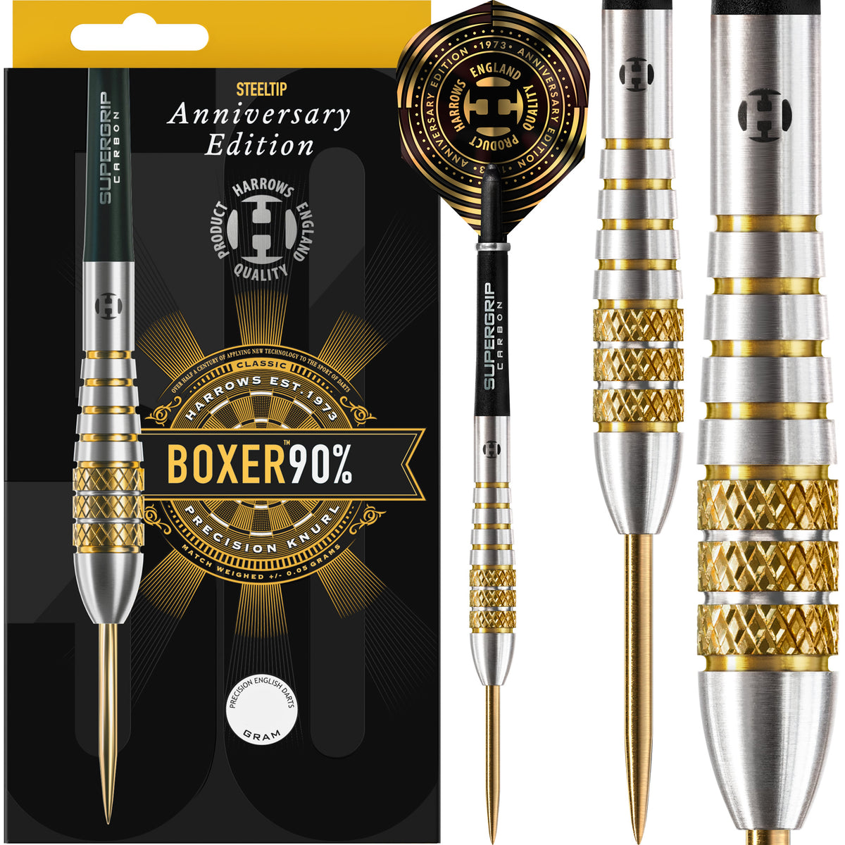 *Harrows Boxer Darts - Steel Tip - 90% - Anniversary Edition - Bomb