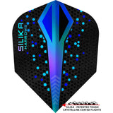 *Harrows Silika Dart Flights - Tough Crystaline Coated - Std - No6 - Colourshift