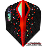 *Harrows Silika Dart Flights - Tough Crystaline Coated - Std - No6 - Colourshift