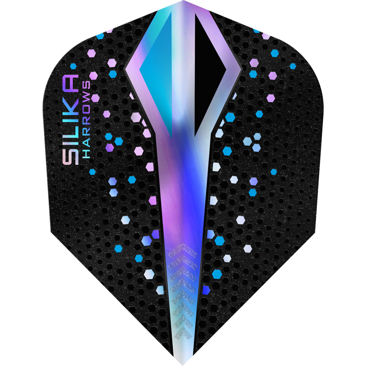 *Harrows Silika Dart Flights - Tough Crystaline Coated - Std - No6 - Colourshift