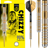 *Harrows Chizzy v2 Darts - Steel Tip - 90% - Dave Chisnall - Gold Titanium