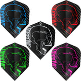 *Harrows Rage Dart Flights - Std - No6