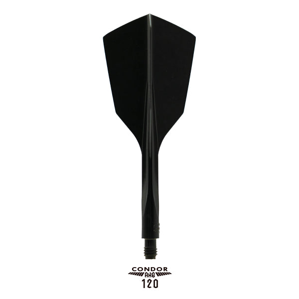 Condor AXE 120 Dart Flights - Narrow - Black