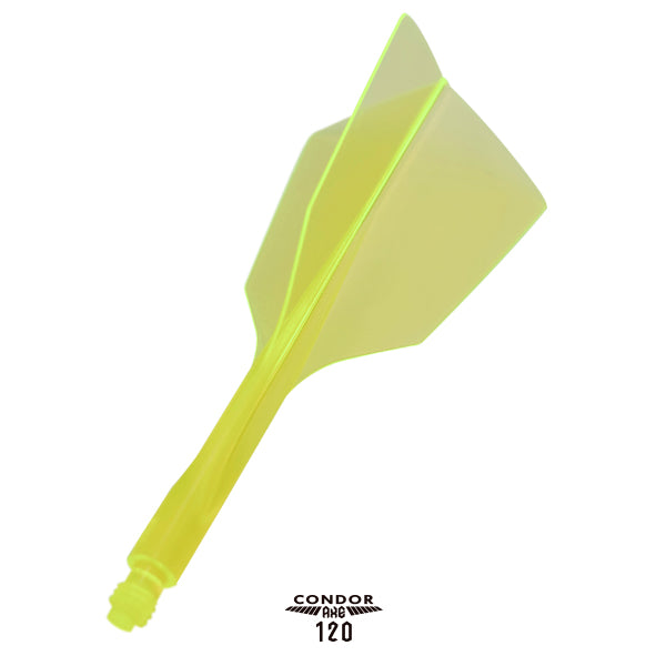 Condor AXE 120 Dart Flights - Narrow - Neon Yellow