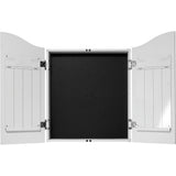 Port Vale FC - Official Licensed - The Valiants - Dartboard Cabinet - White - C1 - Logo with Trim