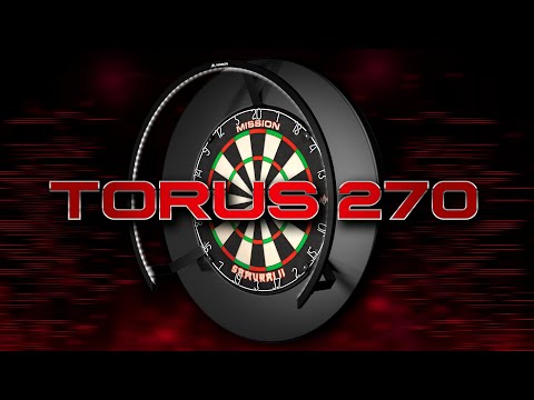 Mission Torus 270 Dartboard Lighting - Bright White Light