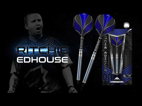 *Mission Ritchie Edhouse Darts - Steel Tip - Blue