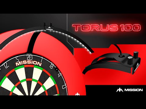 Mission Torus 100 - Folding Portable Travel Light - Dartboard Lighting