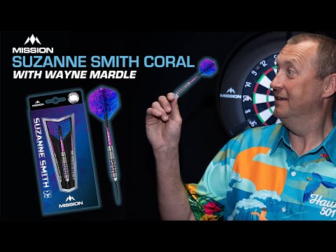 *Mission Suzanne Smith Darts - Steel Tip - Coral PVD