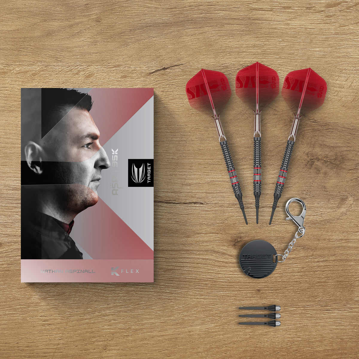 Target Nathan Aspinall Darts - Soft Tip - 95% Tungsten - 95K