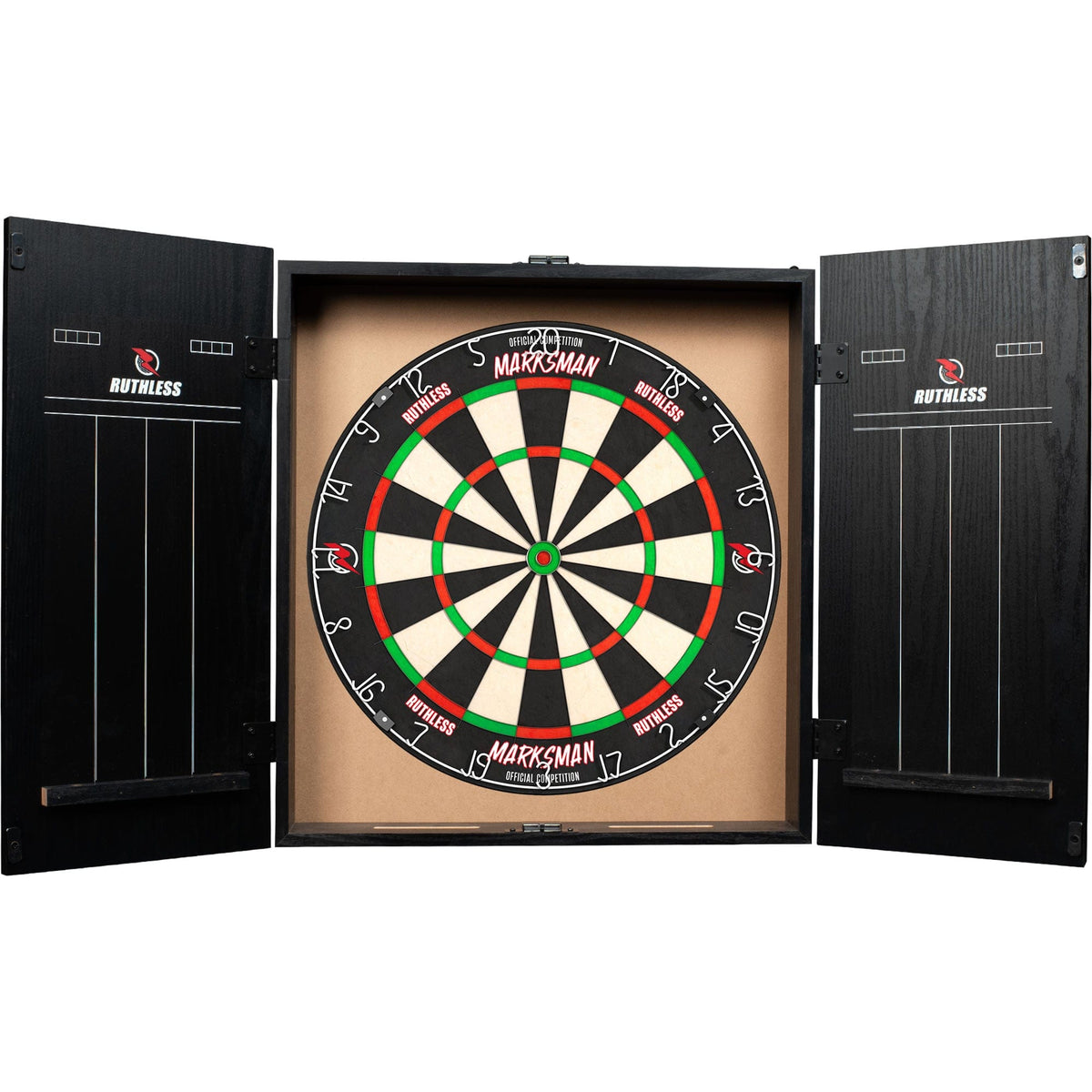 *Ruthless Dartboard Cabinet - Square Design - Cobra Green