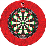 Ruthless Dartboard Surround - Professional - Graffiti Red