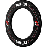 Ruthless Dartboard Surround - Professional - Printed Design - Black